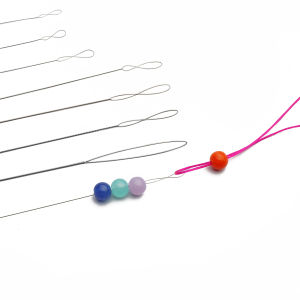 1pcs Stainless Steel Big Eye Beading Needles Easy Thread String Cord Pins For Beads DIY Jewellry Making Tools Sewing Accessories