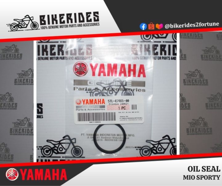 OIL SEAL, TORQUE DRIVE MIO SPORTY (5TLE746500) YAMAHA GENUINE PARTS