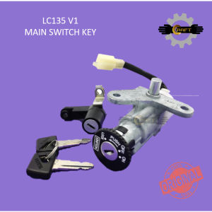 YAMAHA LC135 V1 MAIN SWITCH SET / KUNCI SUIS LOCK COMPLETE SET LC135 V1 MAIN SWITCH 1S7-XH250-00 100% ORI