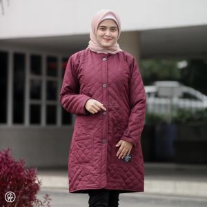 New Arrival HIJACKET Belva Ivory - Jaket Hijaber BELVA Ivory | Jaket Wanita Panjang | Outerwear For Hijaber Mantel Musim Dingin Pakaian Wanita Jaket wanita terbaru 2022 kekinian viral Jaket musim dingin tebal Wanita Jaket muslimah syari panjang
