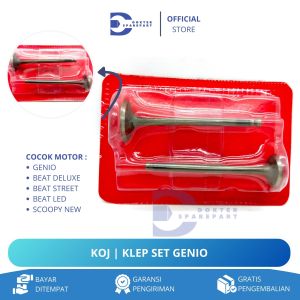 KOJ KLEP SET GENIO / BEAT LED / BEAT DELUXE / BEAT STREET / SCOOPY NEW / PAYUNG KLEP