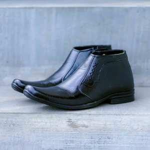 Sepatu Boot Pantofel Pria Tinggi Kulit Formal Model Casual Terbaru E 03