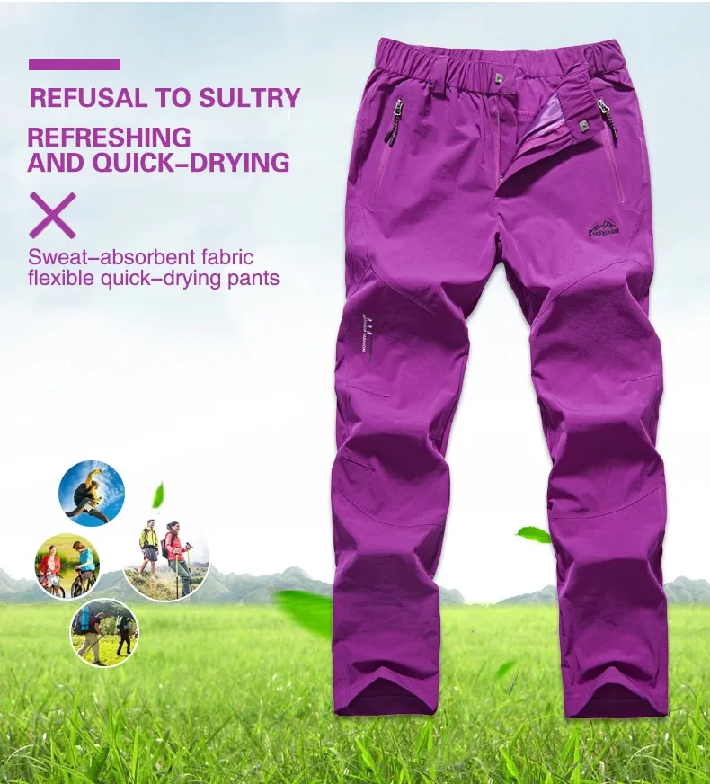 suziz Shop 【New Arrival】 Women Hiking Pants Summer Quick Dry