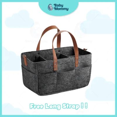 Ready Stock 🇲🇾 Stroller Bag Maternity Diaper Baby Bag Mummy Bag Hanging Nappy Diaper Bag Organizer Portable Storage Bag