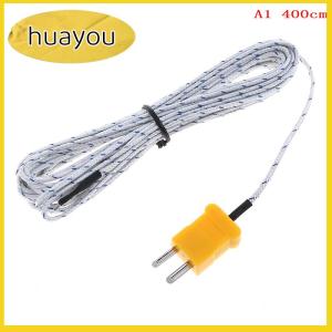 huayou 1PC K type temperature sensor thermocouple probe cable wire 0.5/4m