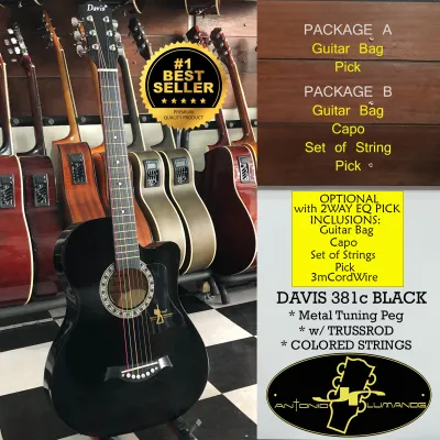 DAVIS JG-381c ACOUSTIC GUITAR