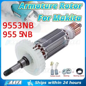 Armature Rotor AC220V-240V for Makita Angle Grinder 9553NB 9554NB 9555NB 9557NB Power Tool