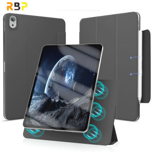 RBP "3-in-1 Detachable Split Suction Clip Case | Ultra-Thin Frameless Design for iPad Gen 10/Mini 6/Air 4-5/Pro 11-inch (2018-2022) | Gray" ipad 10th generation ipad a 16