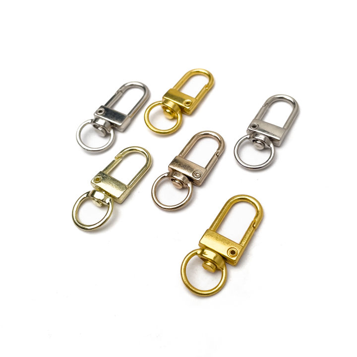 5pcs Swivel Hook Lobster Clasp Claw Key Chain Keychain Bag