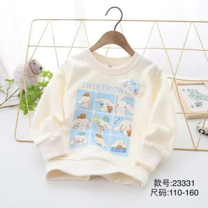 2024 Lil My Melody Kuromi girls sweater hoodies cinnamon jacket long sleeve sports leisure spring autumn childrens clothing