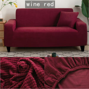 【High qualityFree pillowcase and sliver】Thickening Sofa Cover elastic Dustproof Protective Cover High Quality Velvet