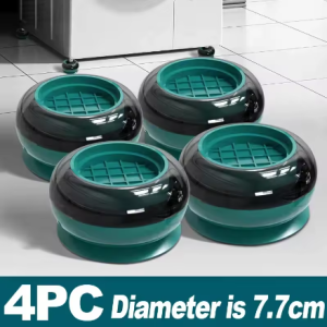 Dizoey 8/1Pcs Adjustable Washing Machine Support Pads Vibration Damper Suction Cup Shock-proof Foot Pads Furniture Refrigerator Non-slip Mats