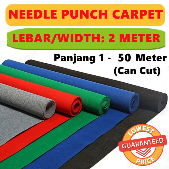 🇲🇾 🏆 Lebah 2 Meter Needle Punch Budget Carpet Roll Gulung Expo Office ...