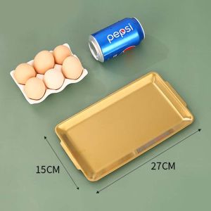 Nampan Emas Baki Emasserving Tray Home Piring Saji Makanan Minuman Dessertnuman Dessert Serving Tray