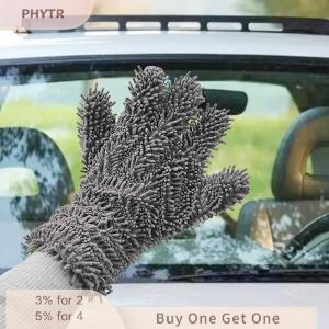 PHYTR HOT 1PC Waterproof Mitt Premium Microfiber Wash Mitt Auto Car Wash Soft Anti-scratch For Car Wash Multifunction Thick Cleaning Glove