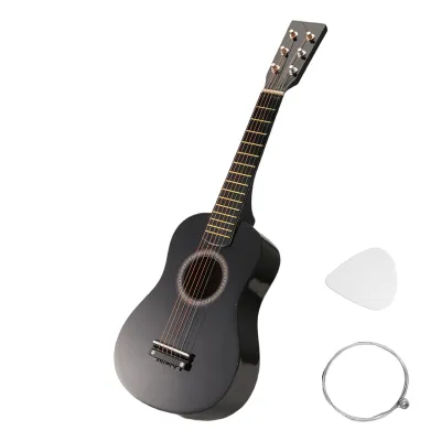 [LK6W] Mini 23 Inch Basswood 12 Frets 6 String Acoustic Guitar with Pick and Strings for Kids / Beginners