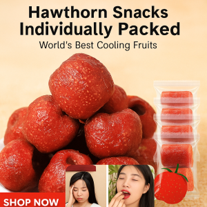 Hollow Hawthorn  Pitted Hawthorn Food Ready-to-Eat Nonnuclear Preserved Fruit Without Additives  空心山楂