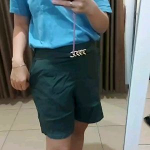 CELANA PENDEK WANITA KATUN TWILL ALLSIZE TEBAL ADEM SIZE S FIT XL