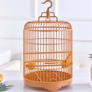 PETPARADIS พลาสติกทำจากพลาสติก ทนทานต่อการใช้งาน นกแก้วคิงส์ รังนกนก การเล่นนอนหลับ การป้อนอาหาร กรงนกในกรง อุปกรณ์สำหรับสัตว์เลี้ยง บ้านนกบ้าน ห้องนอนสัตว์เลี้ยง