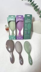[OKLIFE. SG]Women Daily Hair Detangler Brush Air Cushion Soft Bristle Paddle Massage Comb Reduce Hair Breakage