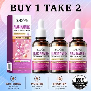 【Buy 1 Take 2】SADOER Niacinamide Whitening Serum Hyaluronic Acid Serum Remove Brighten VC Serum