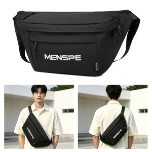 MENSPE Crossbody Bags Shoulder Bag Messenger Bag School Bag Large Capacity Shoulder Bag College Style Waist Bag Contrast Color Bags For Students Men Women