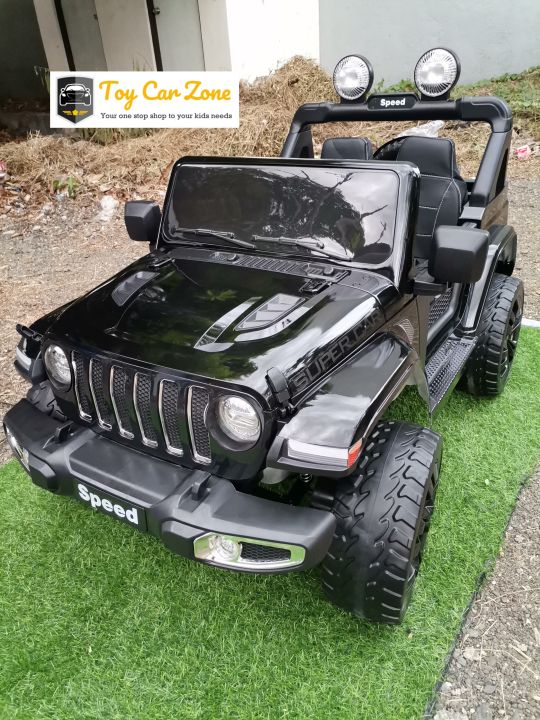 Jeep Speed FT938 Mettalic Black Battery Powered Kids/Children