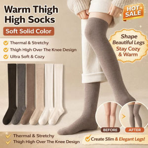 Japanese Style Thermal Knee High Socks Thick Warm Winter Socks Women Slimming Comfy Soft Legwear Fashion Stockings