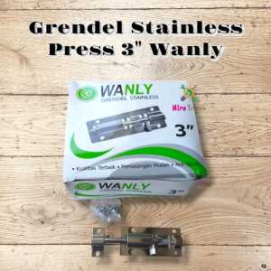GERENDEL SS WANLY 3 INCH/GERENDEL PINTU STAINLESS WANLY 3 INCH/GERENDEL ANTI KARAT