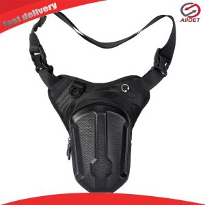 【Alloet】 Hard Shell Waterproof Cycling Bag for Outdoor Use Casual Waist Bag for Motorbike Riding Accessories