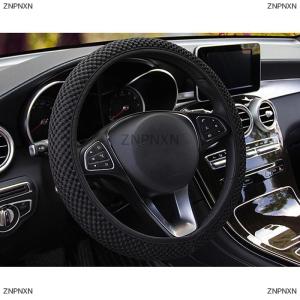 [COD] ZNPNXN ที่หุ้มพวงมาลัยรถยนต์แบบระบายอากาศที่คลุมพวงมาลัยรถยนต์กันลื่นตกแต่งรถยนต์