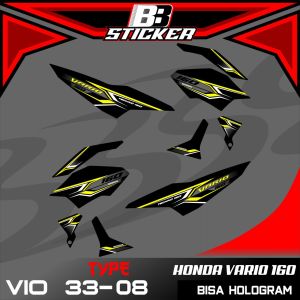 STICKER PREMIUM Stiker Vario 160 Bisa Hologram Striping Vario 160 2022 2023 Vio 33