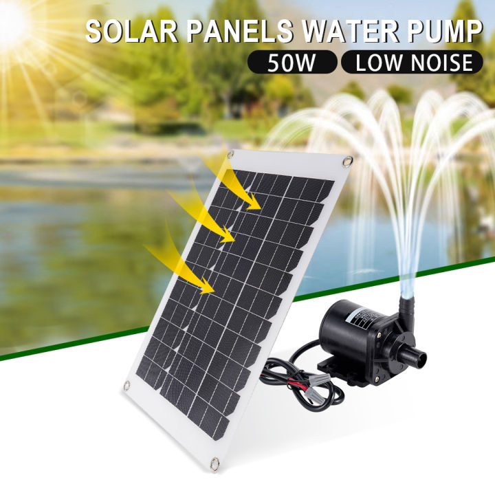 Micro Brushless Solar Water Pump Dc 12v Submersible Pump Solar Panel