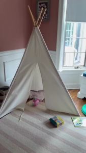 Kids Tent Playhouse Tent For Kids Play House Cotton Canvas Large Space Play Tent For Boys