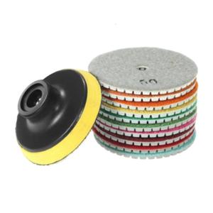 100mm Diamonds Polishing Pad Grinding Wheel For Granite Concrete Marble Wet Grinding Water Grinding Disc 8/10/12/16pc