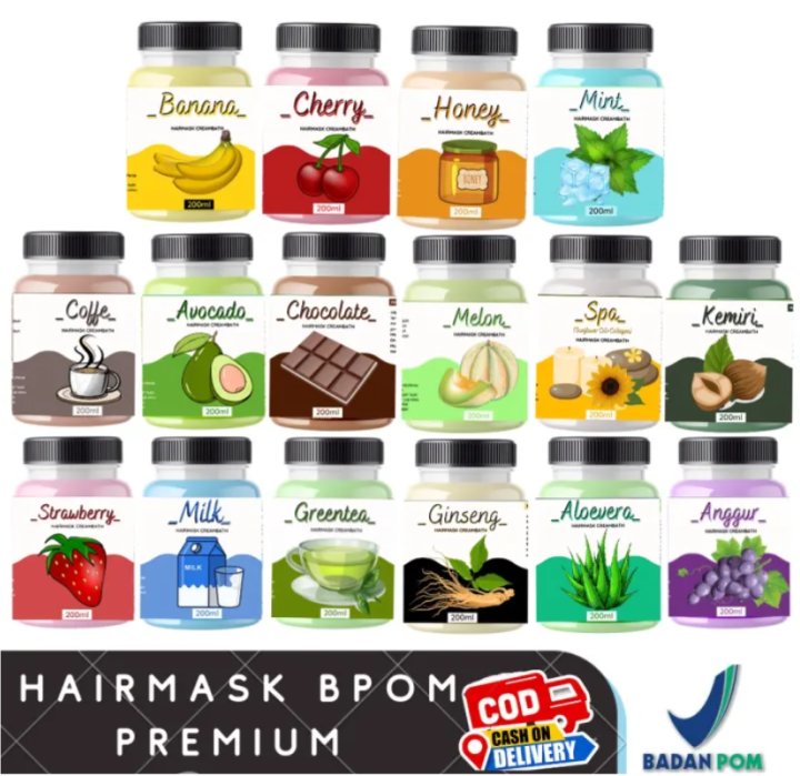 SALE SHARE IN JAR 60ML Hair Mask Ala Salon Treatment- Masker Rambut Ala ...