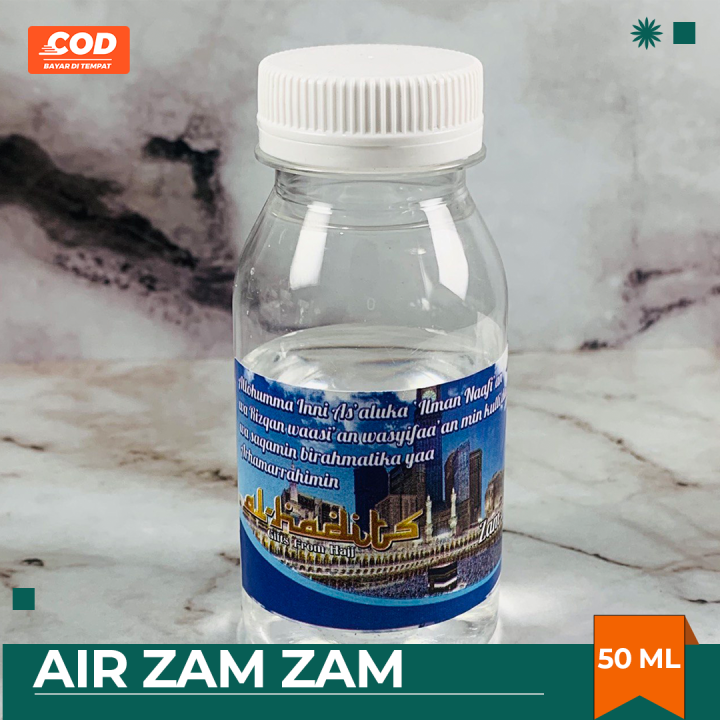BOTOL 80ml PLUS AIR ZAMZAM 50ml ORIGINAL 1pcs OLEH OLEH HAJI UMROH ...