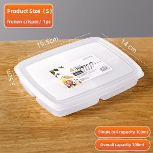 Johor Seller | Fridge Container Food Storage With Lid Container Bekas Peti Sejuk Simpan Sayur Makanan Kitchen Storage