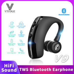 VTUOGE V9 Tws Tai Nghe Bluetooth Dành Cho Công Việc Trong-Tai Tai Nghe Nhét Tai Earbuds Có Micrô Tai Nghe Bluetooth Không Dây Stereo Giảm Tiếng Ồn Điều Khiển Bằng Giọng Nói Rảnh Tay Thể Thao Bộ Tai Nghe Nhạc