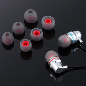 Eartips Silikon In-ear Earphone Silicone Tips Replacement 3 Pasang
