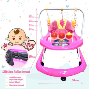 Walker For Baby boy and girl Foldable push walker with toy and music Andador walker for 6-24 month