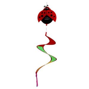 BLACKON Colorful Animal Windmill Hanging Antirust Spiral Windchimes Landscape Decorations No Toxic Children Craft Kindergarten