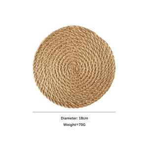 OMK American Style Placemats For Dining Table Linen Hand Woven Placemats & Coasters