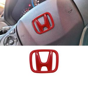 1pc Stiker Emblem Logo H Bahan Abs Untuk Stir Mobil Honda