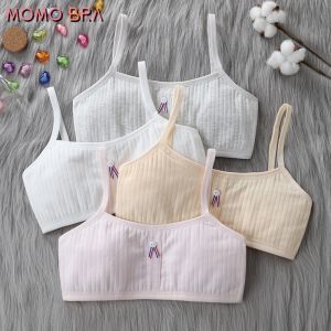 MOMO 10-16Yrs Kids Bra Baby Breathable Bras Teen Sando Bra Soft Solid Student Underwear Girls Bra