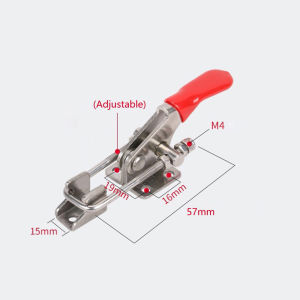 GH-40323 Toggle Clamp Latch Type Quick Release Clamp for Woodworking Adjustable Cabinet Boxes Lever Handle Lock Hasp