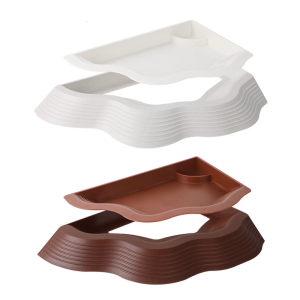 ชามให้อาหารแยกที่อยู่อาศัยสัตว์เลื้อยคลานสำหรับเต่าจาน ABS ที่ถอดออกได้ด้วยการให้อาหารรดน้ำอเนกประสงค์และบำรุงรักษาง่าย