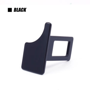 2Pcs Car Safety Seat Belt Lock Buckle Head Clip SeatBelt Metal Plug Alarm Canceler Stopper Interior Decorative Accessories