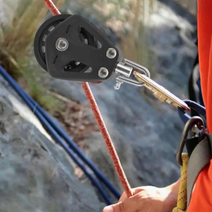 Marine Pulleys for Rope Pulley Block Rope Runner Silence Rotation ...