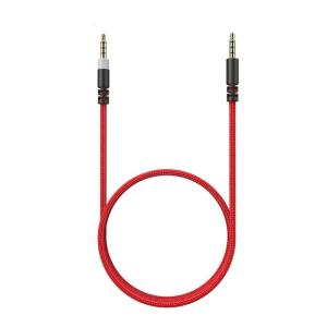 หูฟัง AUXs ขนาด3.5มม. การต่อสายแบบยืดหยุ่นทนทานต่อการดึงที่เหนือกว่าสวมใส่ได้แบบสากลความคมชัดของเสียงระดับพรีเมียม